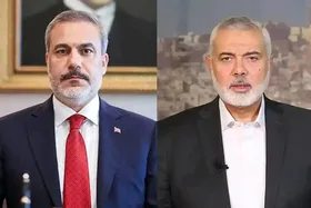 گفت&zwnj;وگوی تلفنی وزیر خارجه ترکیه با هنیه درباره تحولات غزه