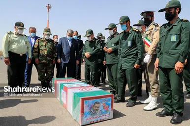 استقبال از پیکر سرلشکر فیروزآبادی در مشهد