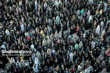 مراسم دعای عرفه در حرم مطهر رضوی