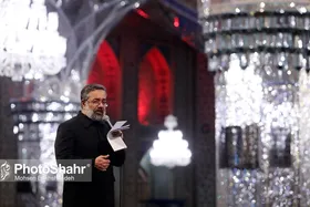 ویدئو | روایت شنیدنی حاج محمود کریمی در مناجات&zwnj;خوانی حرم مطهر رضوی از آخرین شب قدر شهید زاهدی