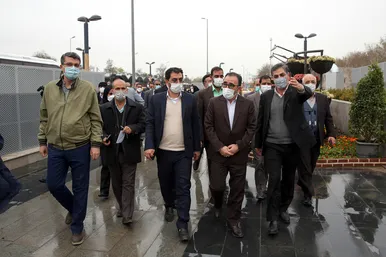 بازدید مسئولان شهری و استانی از اقدامات مدیریت شهری مشهد در بهار ۱۴۰۱