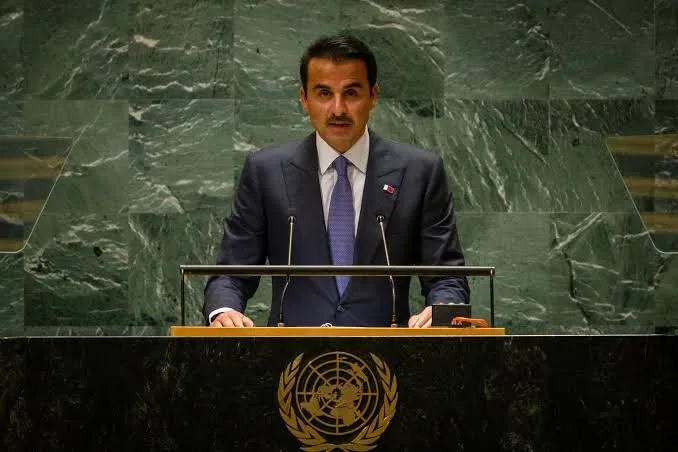 امیر قطر در سازمان ملل