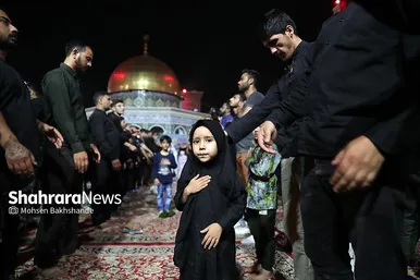 گزارش تصویری | «حسینیه حرم» میزبان عزاداران هندوستانی و پاکستانی