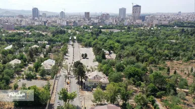 تصاویر هوایی از بازگشایی معابر پادگان لشکر ۷۷ ارتش در مشهد