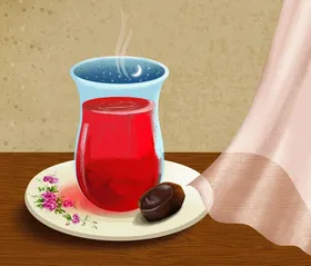 شعر کودک | ماه رمضان | &laquo;ماه قشنگ&raquo;، شاعر: منیره هاشمی