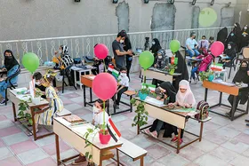 گزارشی از کارگاه نقاشی بین&zwnj;المللی که حوزه هنری مشهد برگزار کرد