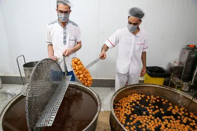 پخت زولبیا و بامیه