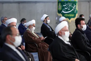 دیدار جمعی از مسئولان نظام و مهمانان شرکت کننده در کنفرانس وحدت اسلامی با رهبر معظم انقلاب