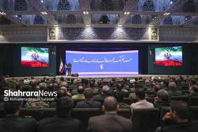 گزارش تصویری | مراسم تکریم و معارفه فرمانده سپاه امام رضا(ع)