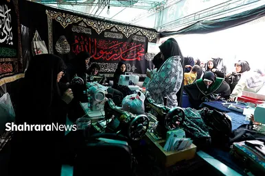 گزارش تصویری | موکب های خدمت رسان به زائران در روزهای پایان ماه صفر در عرصه میدان شهدا مشهد