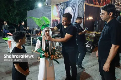 گزارش تصویری | عزاداری شب هشتم محرم در شهرک عرب‌ها ـ مشهد