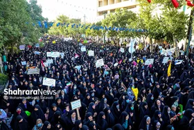 حماسه غیرت در اجتماع مدافعان حریم خانواده| مشهدی ها، خروش پدرانشان را در &laquo;گوهرشاد&raquo; گرامی داشتند+ فیلم