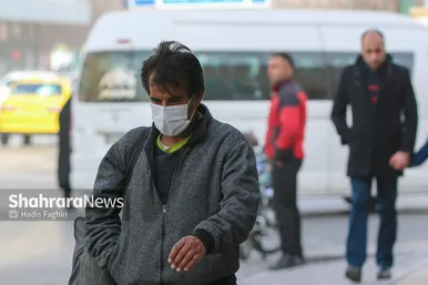 «مشهد» غرق در گردوغبار شدید (۵ دی‌۱۴۰۲)