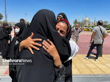 بازگشت اولین کاروان حجاج خراسانی