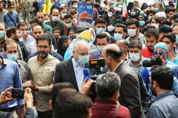 قالیباف: امت اسلامی به باورهای خود درباره فلسطین استوار است| ملت ایران در مقابل دوگانگی حقوق بشری غربی می‌ایستد