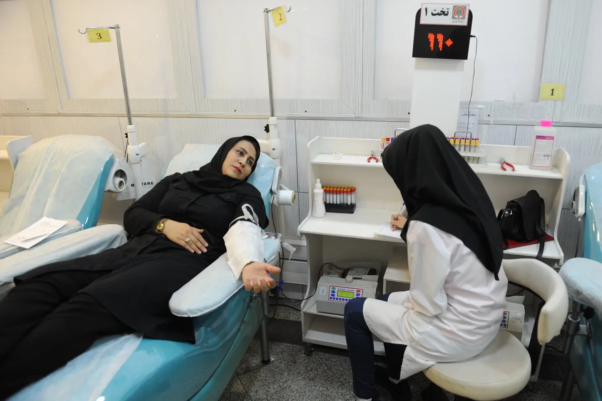 شاخص اهدای خون بانوان ایرانی، بسیار پایین‌تر از میانگین جهانی است