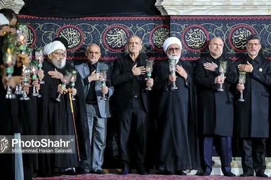 عکس| آیین خطبه‌خوانی شب شهادت امام رضا علیه السلام (۱۳ شهریور ۱۴۰۳)