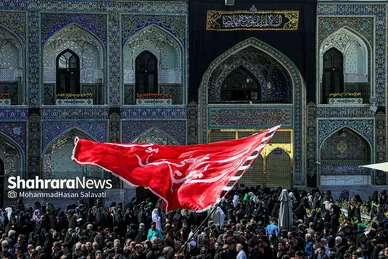 عزاداری روز شهادت امام رضا (ع) در حرم مطهر رضوی