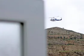 اولین تصاویر دوربین&zwnj;های هوایی از لاشه بالگرد رئیس جمهور