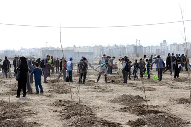 مراسم روز درختکاری در مشهد 