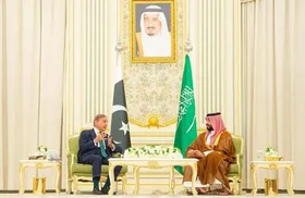 دیدار نخست وزیر پاکستان با ولیعهد عربستان درباره جنگ غزه