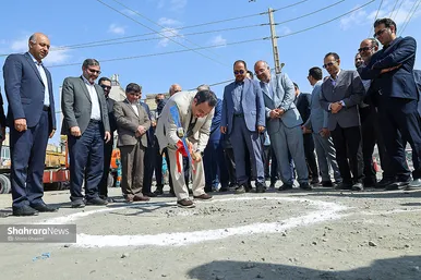 آیین آغاز عملیات اجرایی دوربرگردان غربی و اصلاح هندسی بزرگراه هاشمی رفسنجانی مشهد