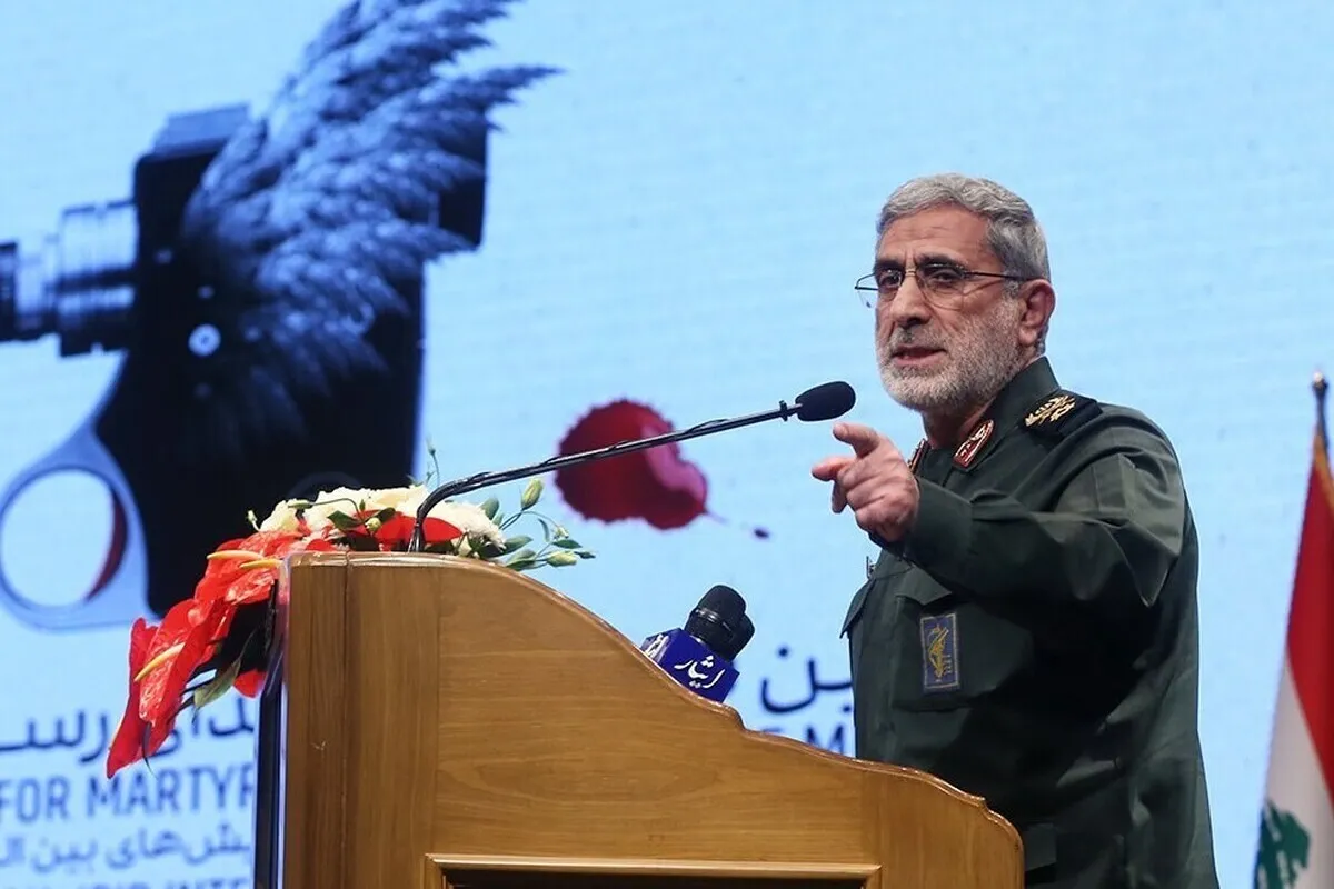 سردار قاآنی: اسرائیل غاصب امروز در شرایط سختی قرار دارد