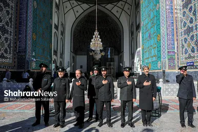عکس‌هایی از آیین سنتی«صلا» همزمان با اولین روز ماه محرم در حرم مطهر رضوی