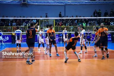 لیگ برتر والیبال | مسابقه نیان الکترونیک مشهد و شهرداری گنبد