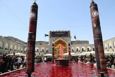 عزاداری روز عاشورا در خیابان امام رضا علیه السلام مشهد