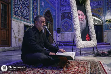 گزارش تصویری | آماده سازی مزار مطهر رهبر شهید انقلاب اسلامی در حرم مطهر رضوی