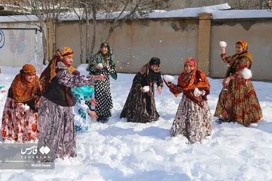 ایران زیباست | شور و نشاط برفی در «اَهَر»