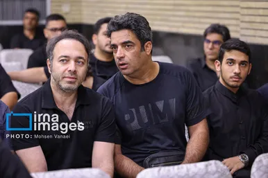 عکس‌هایی از مراسم ترحیم شهید «علیرضا تنابنده» برادرزاده محسن تنابنده