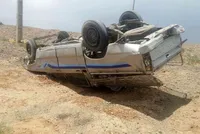 واژگونی خودرو در شیروان فاجعه آفرید