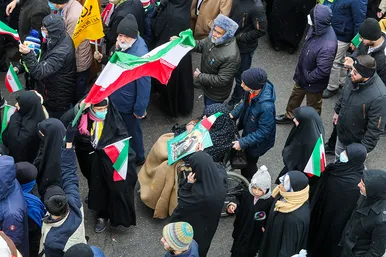 راهپیمایی 22 بهمن در مشهد