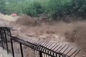 ویدئو| سیل وحشتناک در فشم استان تهران