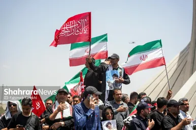 گزارش تصویری | تشییع پیکر امام شهید در تهران (۱۵ تیر ۱۴۰۵) - ۵