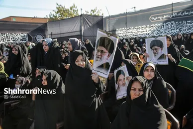 گزارش تصویری | تشییع و تدفین شهید گمنام در زائرسرای رضوی