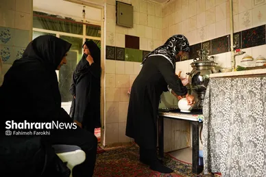 گزارش تصویری | روضه خانگی،در سوگ آقای شهید ایران