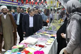 بازدید شهردار مشهد مقدس از جشنواره&zwnj;های ریحان شهر و نسیم کرامت در بوستان&zwnj;های ریحانه و بهار + تصاویر