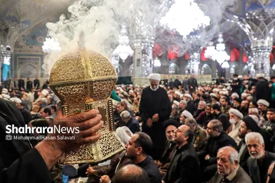 مراسم بزرگداشت شهدای خدمت در حرم مطهر رضوی