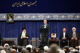 پزشکیان در مراسم تنفیذ: سپاسگزار رهبر معظم انقلاب و خاک پای ملت شریف ایران هستم | قول می&zwnj;دهم با تمام وجود به مردم خدمت کنم+ فیلم
