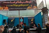 هشتمین خدمت | برپایی موکب مشهدی امام رضا (ع) در کاظمین ویژه زائران اربعین حسینی