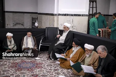 گزارش تصویری | مراسم ترحیم مرحوم آیت‌الله محمدهادی عبدخدایی در حرم مطهر رضوی
