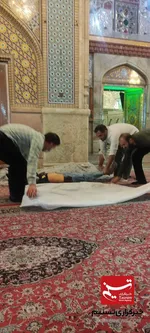 تصاویری تلخ از داخل حرم حضرت شاهچراغ(ع) پس از حادثه تروریستی