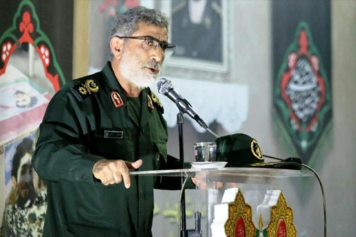 هشدار سردار قاآنی به صهیونیست‌ها: خودتان بروید قبل از اینکه بیرون‌تان کنند + فیلم