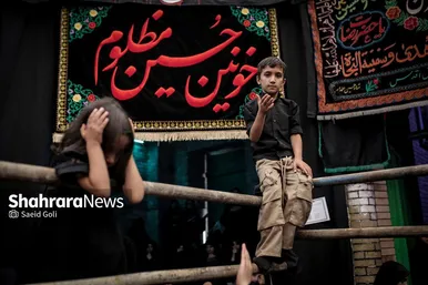گزارش تصویری | تعزیه دوازدهم محرم در حسینیه کرمانی های مشهد