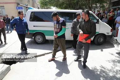 بازسازی صحنه قتل در عطاری
