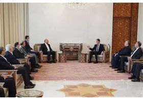 محمدباقر قالیباف با بشار اسد دیدار کرد