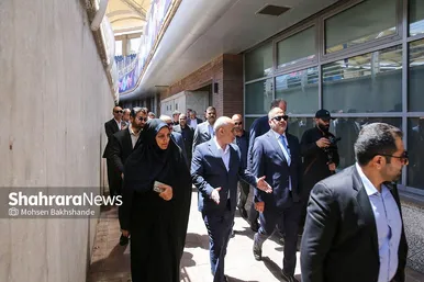 گزارش تصویری | بازدید وزیر ورزش عراق از استادیوم امام‌رضا(ع) مشهد